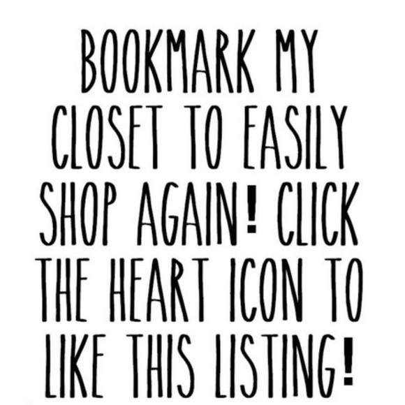 Hi Posh Pal 🙂 Like my listing to easily shop my closet at a future time. - Picture 4 of 4